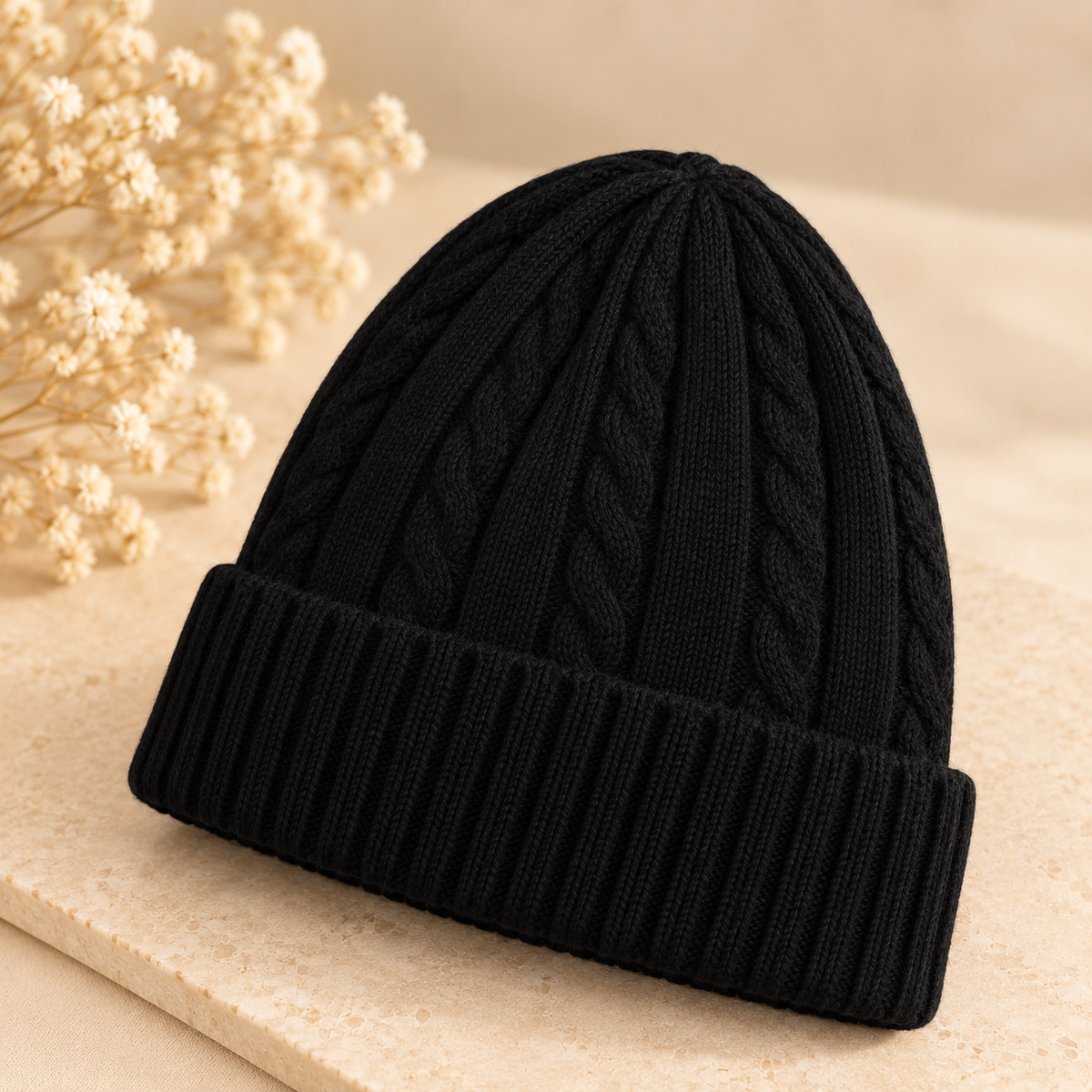 Cable-Knit Hat