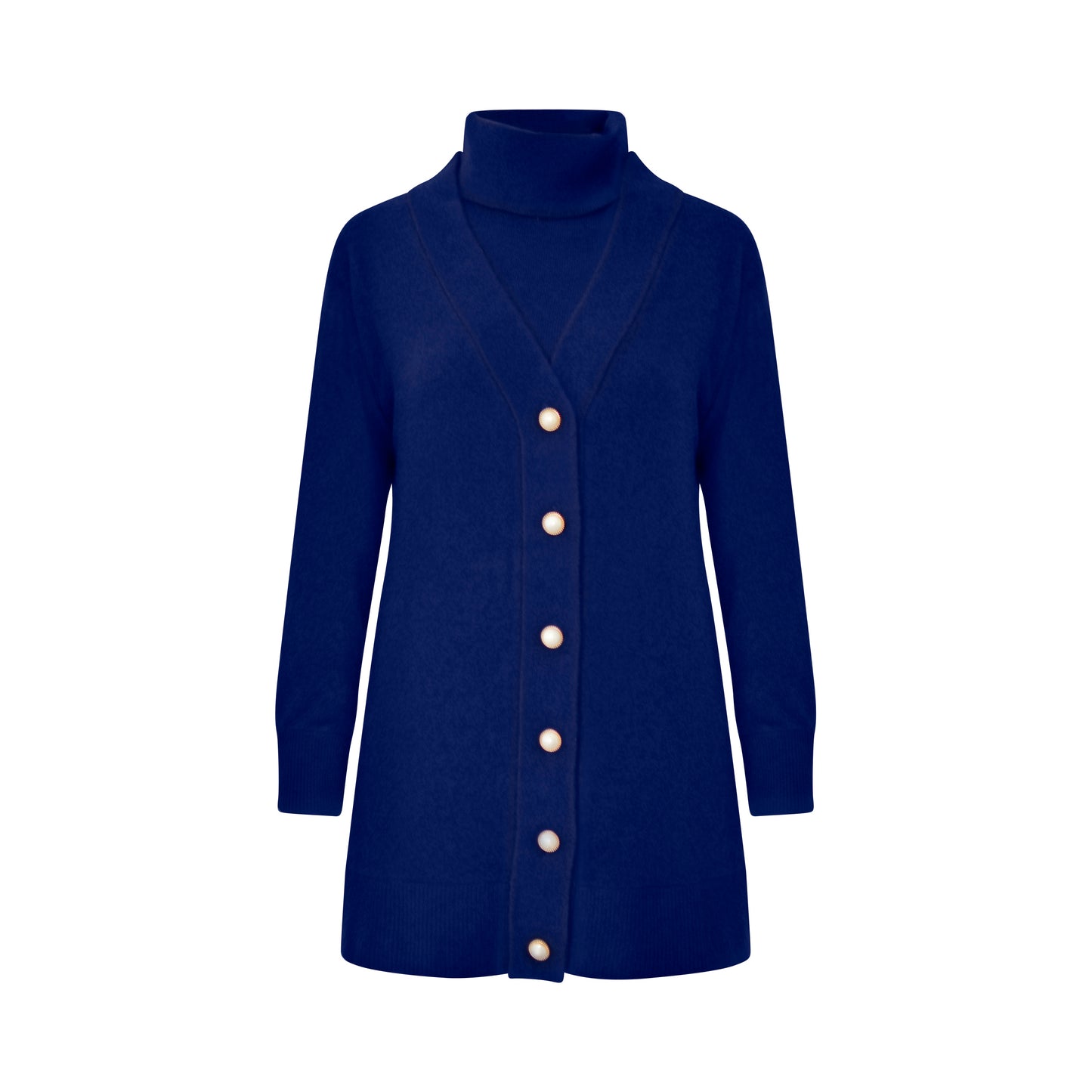 Cashmere Wool Long Cardigan