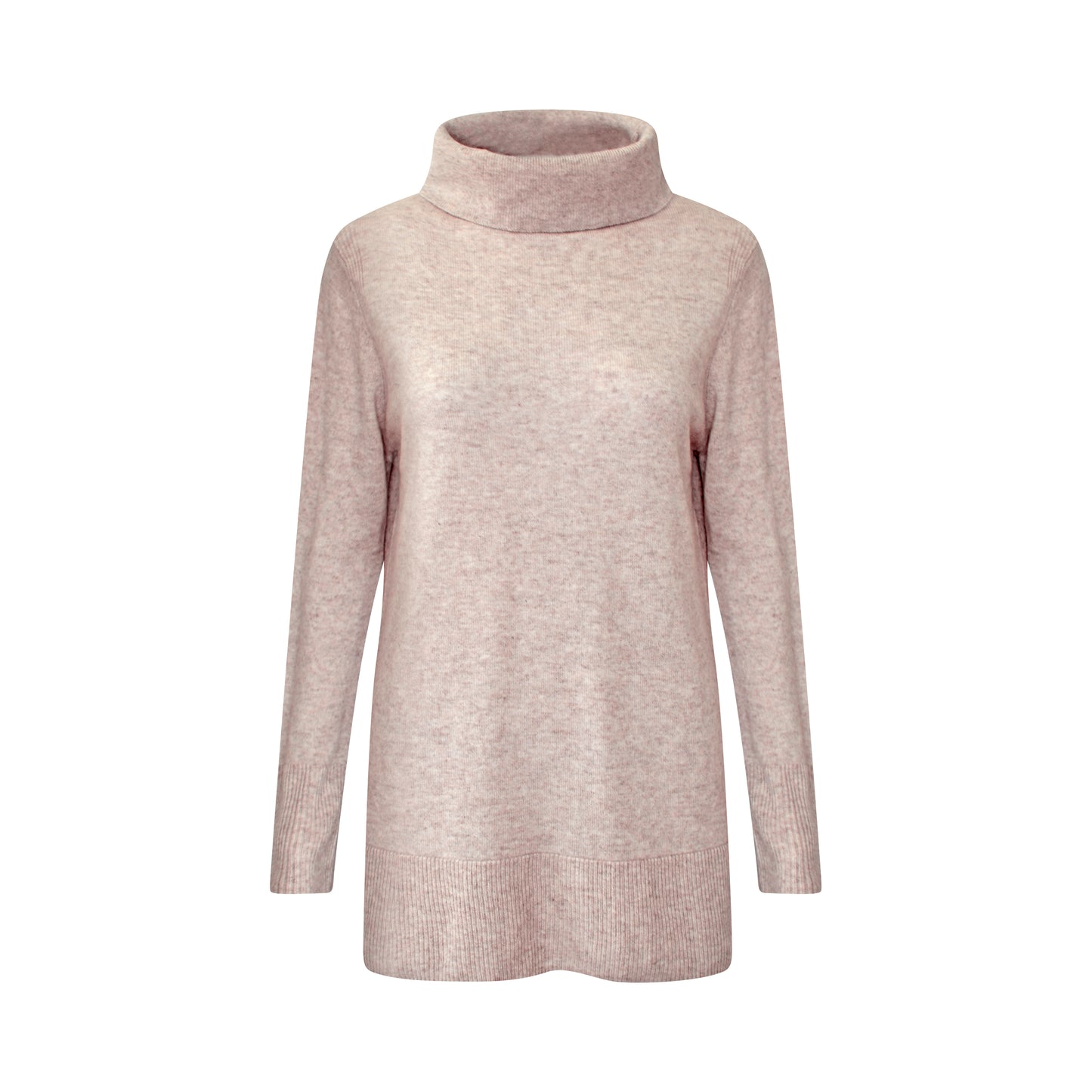 Cashmere Wool Long Turtleneck