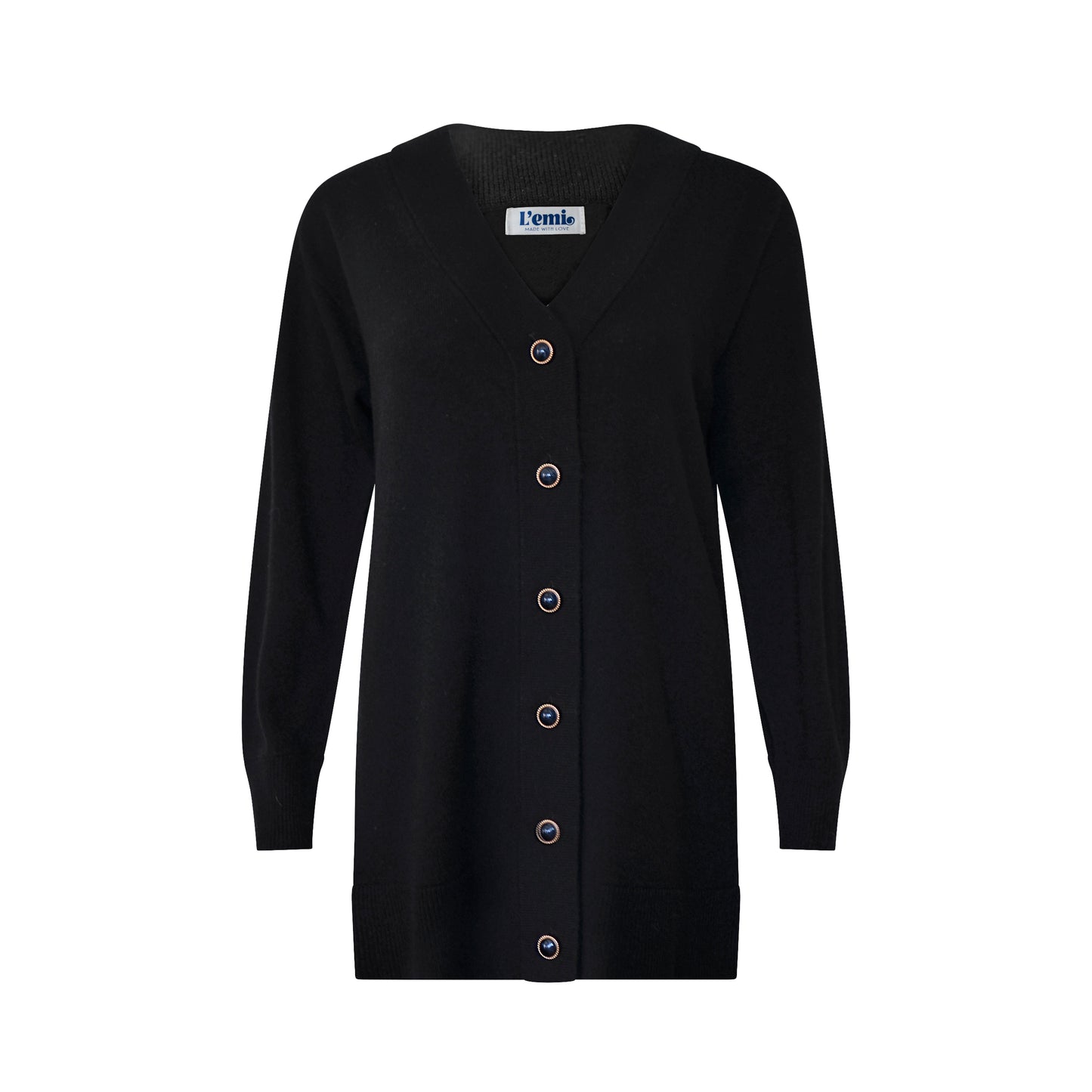 Cashmere Wool Long Cardigan