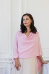 Pure Cashmere Shawl - Pink