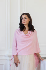 Pure Cashmere Shawl - Pink