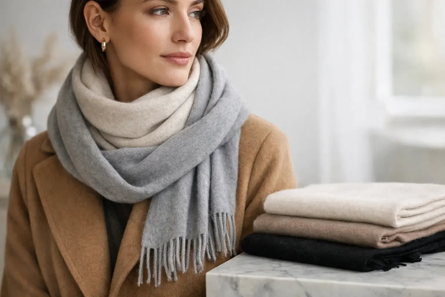 Women's Cashmere Scarves for Quiet Luxury
