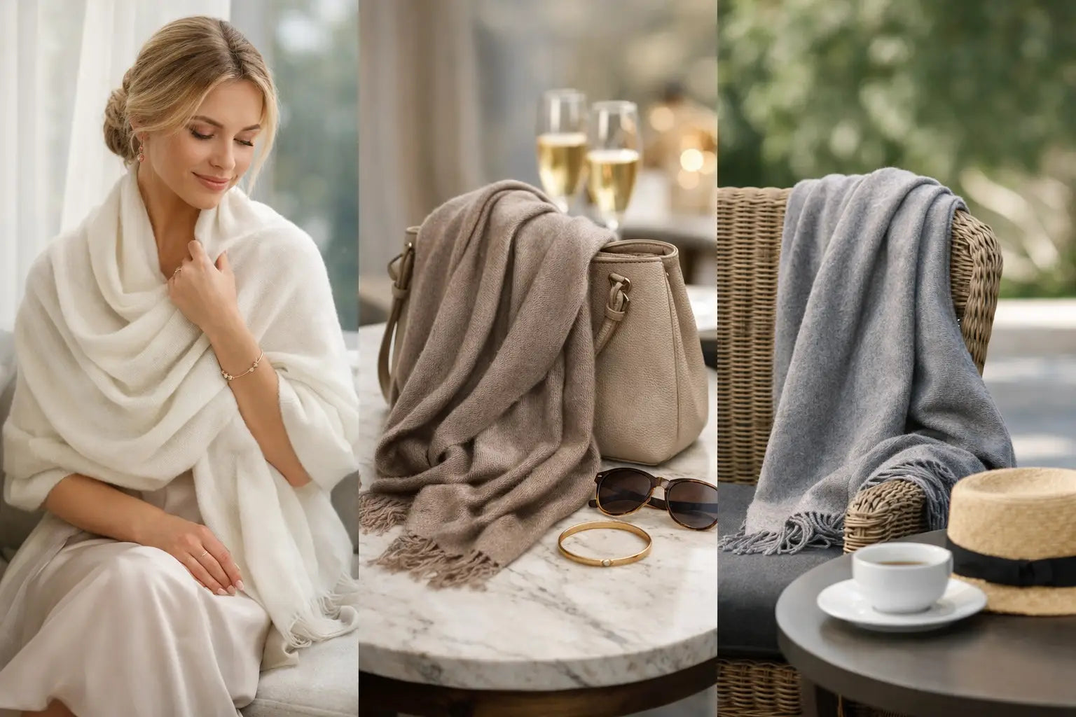 Cashmere Shawls and Wraps for Every Occasion