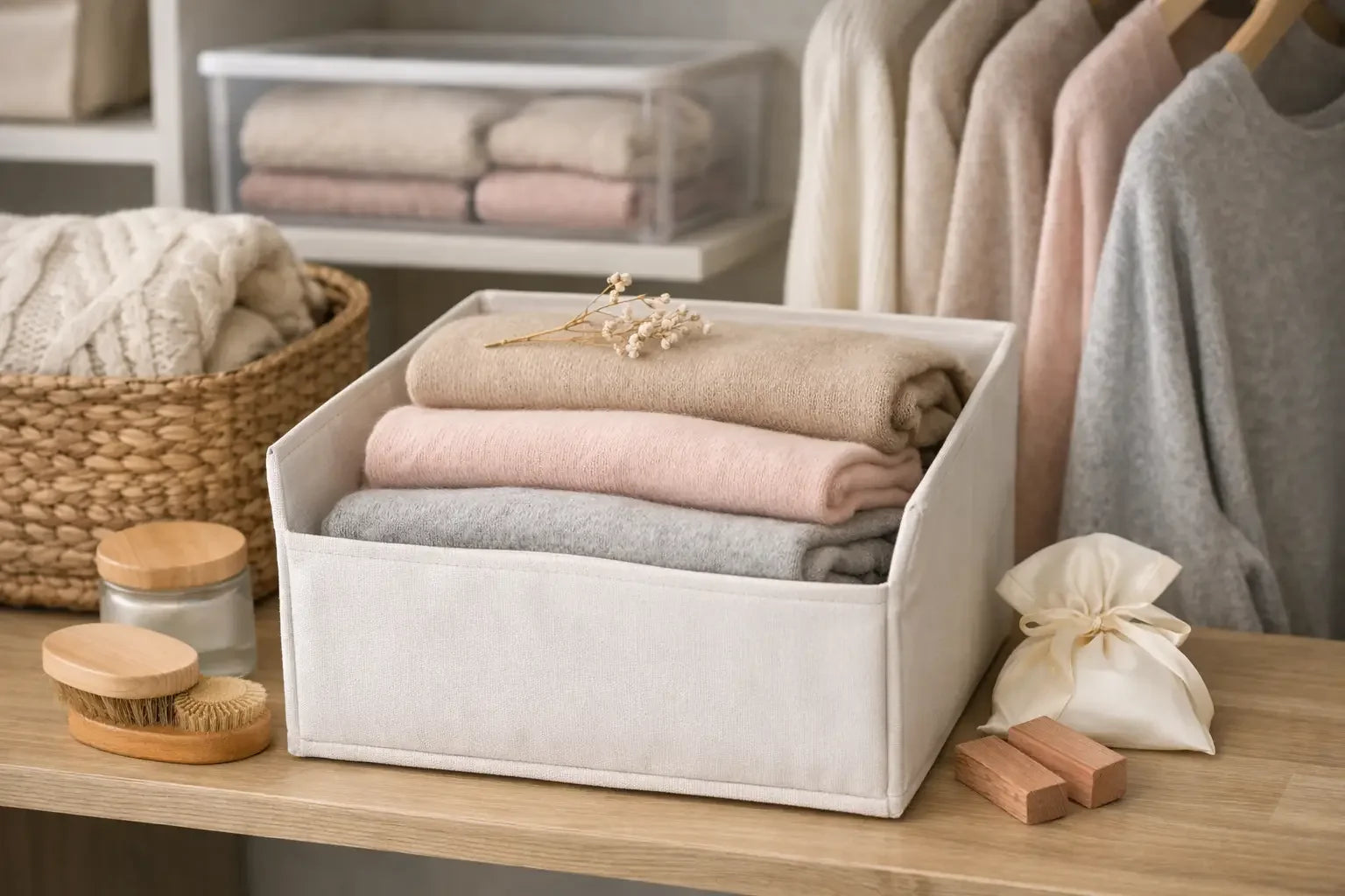 How to Store Cashmere Sweaters Beautifully