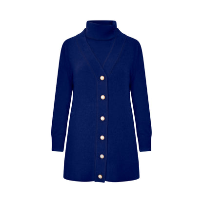 Cashmere Wool Long Cardigan