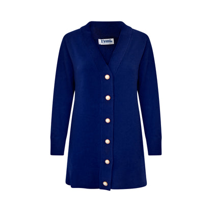 Cashmere Wool Long Cardigan