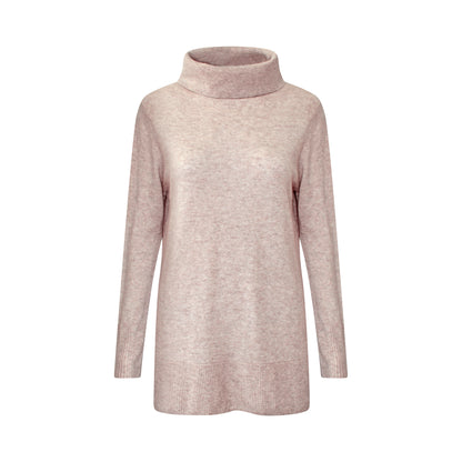 Cashmere Wool Long Turtleneck