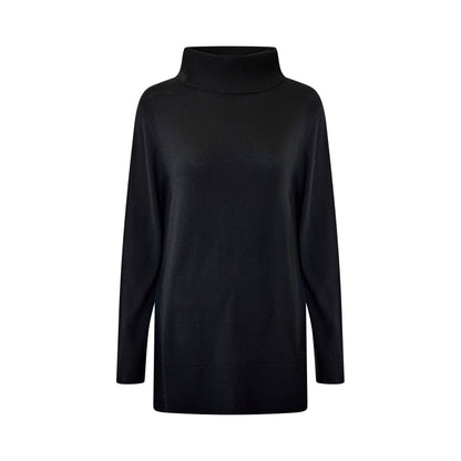 Cashmere Wool Long Turtleneck