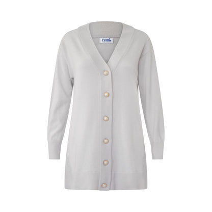Cashmere Wool Long Cardigan