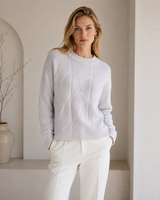 Large Cable Crewneck